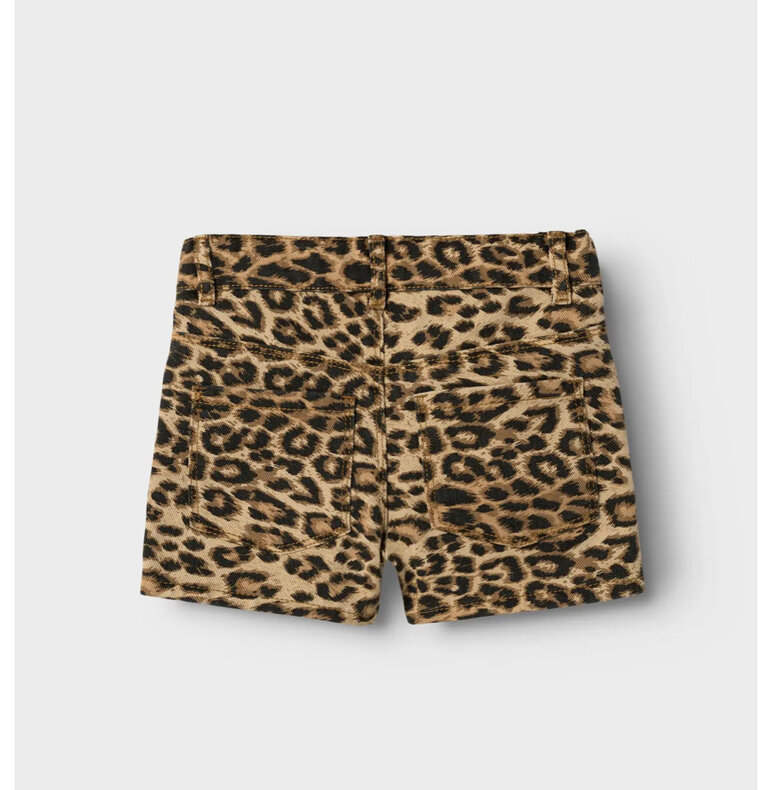 Name It Name it - Leopard dnm shorts mini