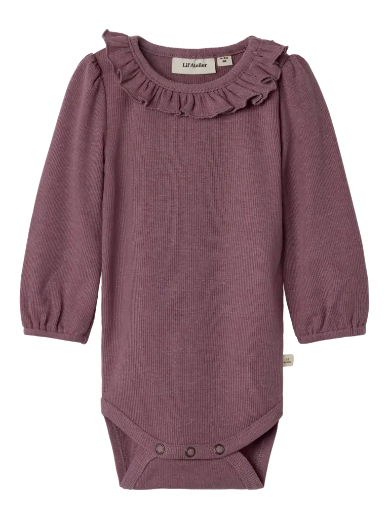 Lil' Atelier Lil atelier - Darla Romper Rose MELANGE