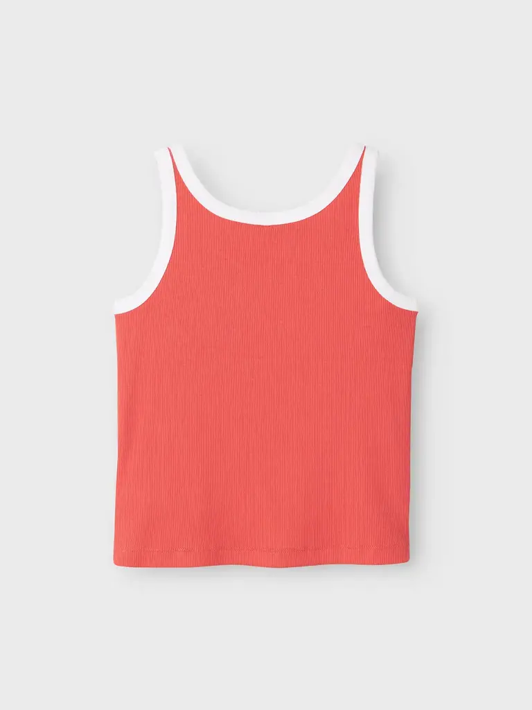 Name It Name it  -SHORT SLIM TANK TOP Spiced Coral