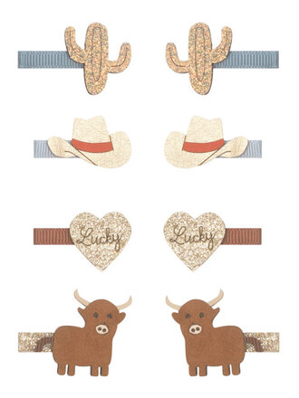 Mimi & Lula Mimi & Lula  COWBOY MINI CLIPS Mimi & Lula Mimi & Lula  COWBOY MINI CLIPS