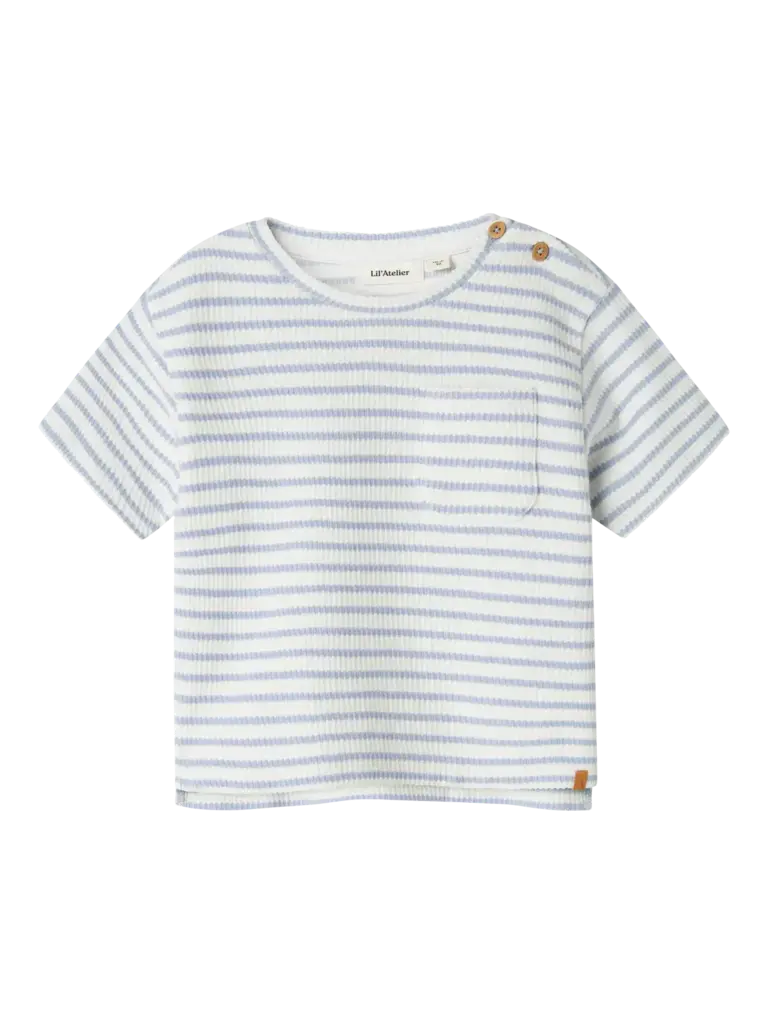 Lil' Atelier Lil atelier -TADEO SHIRT Zen Blue