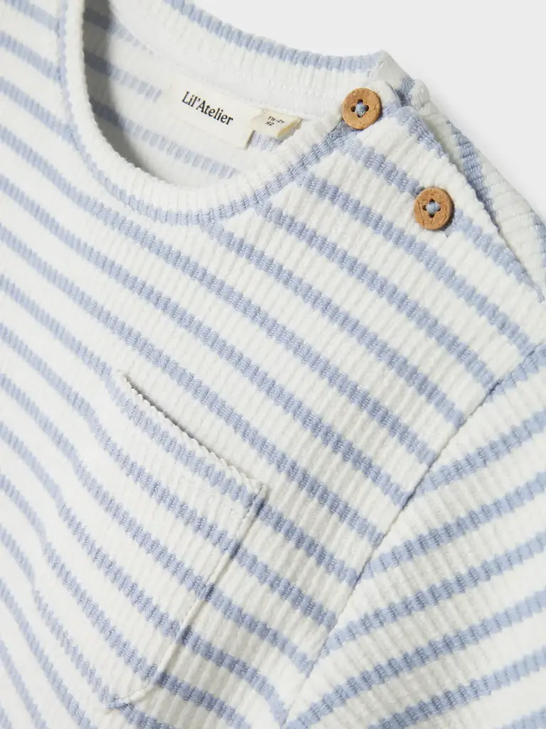 Lil' Atelier Lil atelier -TADEO SHIRT Zen Blue