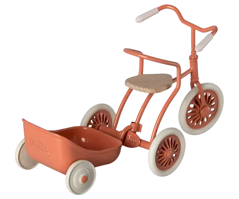 Maileg Maileg - Aanhanger driewieler coral