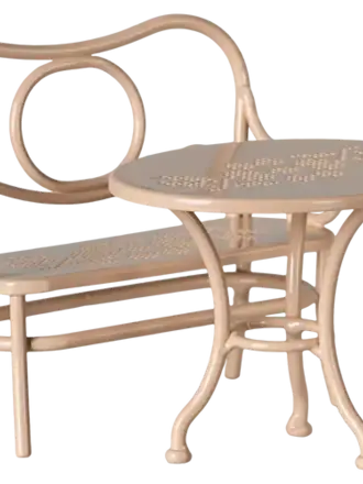 Maileg Maileg -Café set, Mouse,  Pale pink Maileg Maileg -Café set, Mouse,  Pale pink