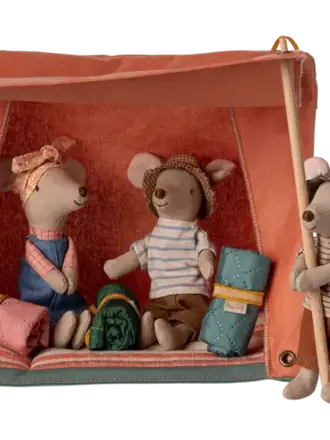 Maileg Maileg -Happy camper tent, Mouse Maileg Maileg -Happy camper tent, Mouse