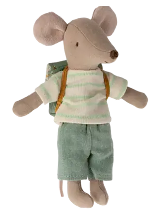 Maileg Maileg-Tricycle mouse, Big brother with bag Maileg Maileg-Tricycle mouse, Big brother with bag