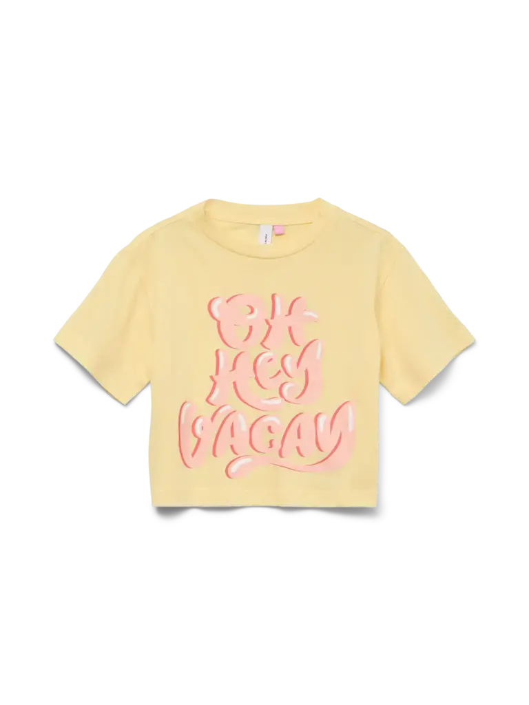 Vero moda girl Vero Moda -CROPPED TOP Pale Banana