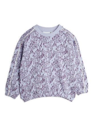 mini rodini Mini rodini -Mini leopard aop sweatshirt purple mini rodini Mini rodini -Mini leopard aop sweatshirt purple