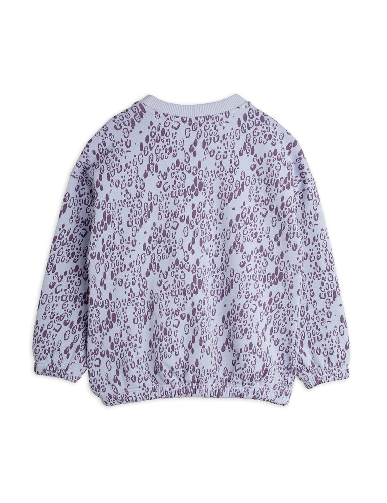 mini rodini Mini rodini -Mini leopard aop sweatshirt purple