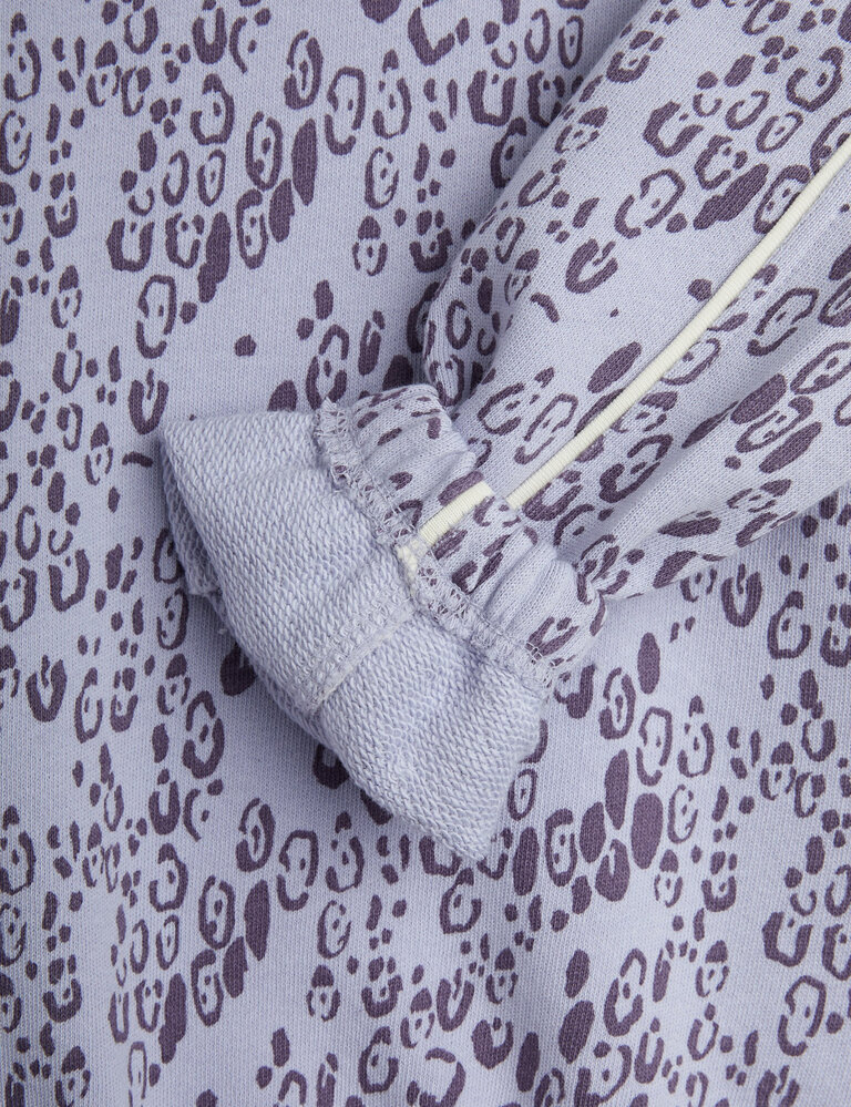 mini rodini Mini rodini -Mini leopard aop sweatshirt purple