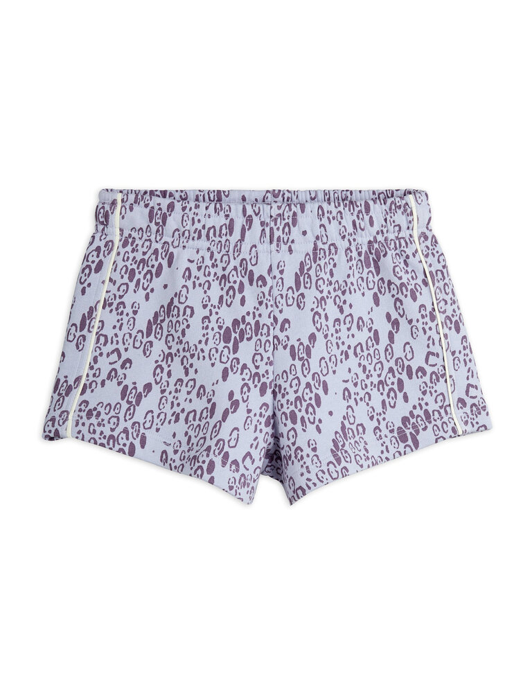 mini rodini Mini rodini -Mini leopard aop sweatshorts purple