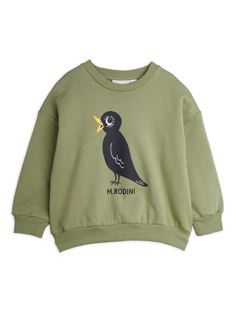 mini rodini Mini rodini -Blackbird sp sweatshirt green