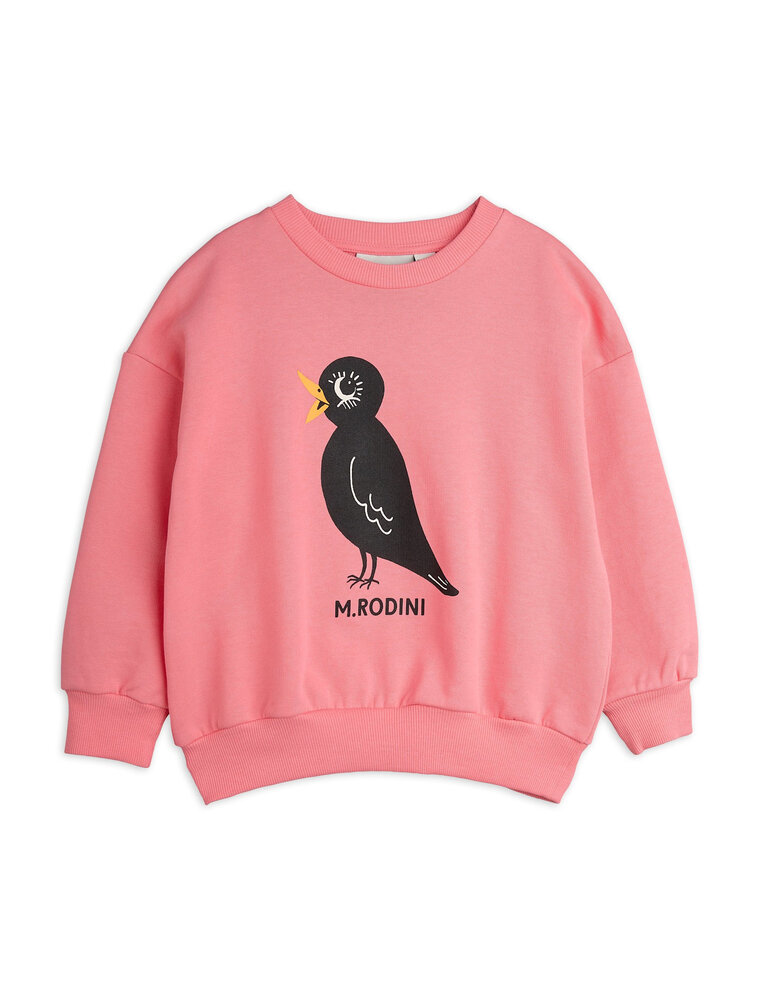 mini rodini Mini rodini -Blackbird sp sweatshirt pink