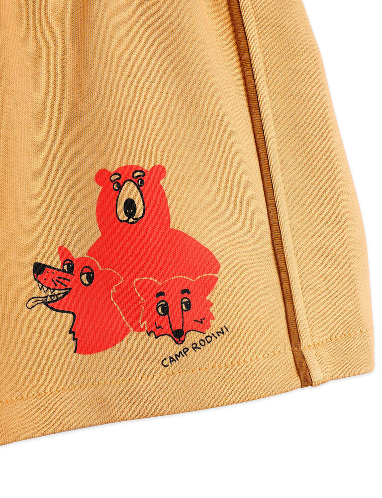mini rodini Mini rodini -Camp Rodini sp sweatshorts beige