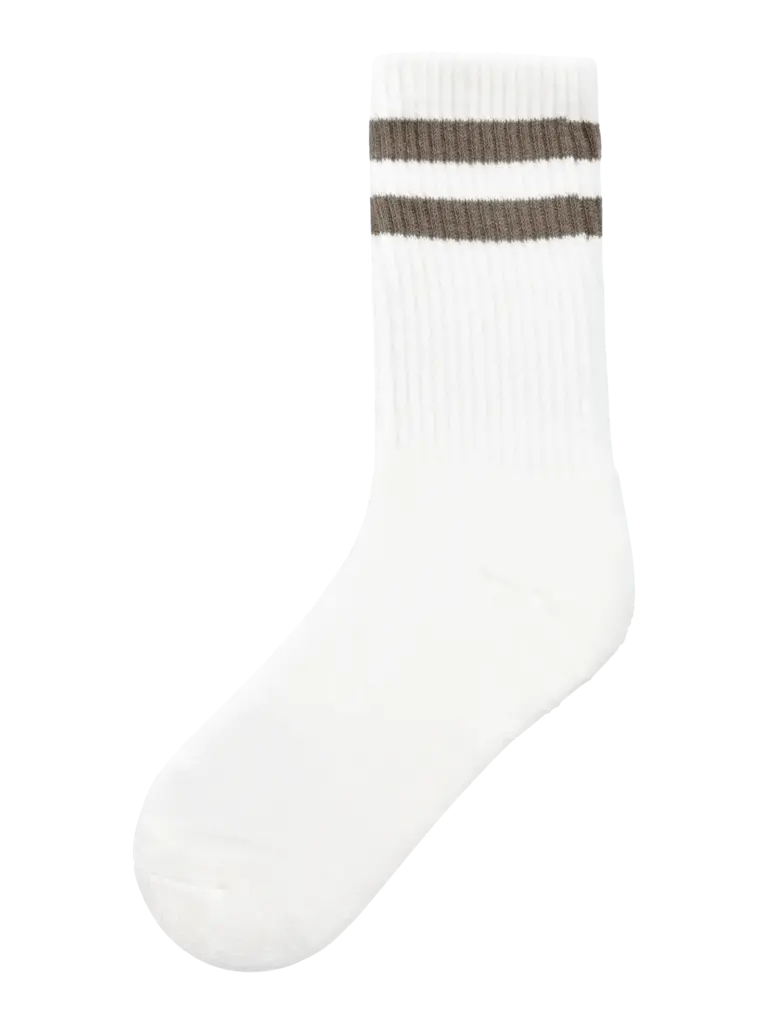 Name It Name it - Sport sock Bright White Walnut