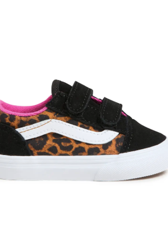 Vans Vans -Old Skool V LEOPARD POP BLACK Vans Vans -Old Skool V LEOPARD POP BLACK