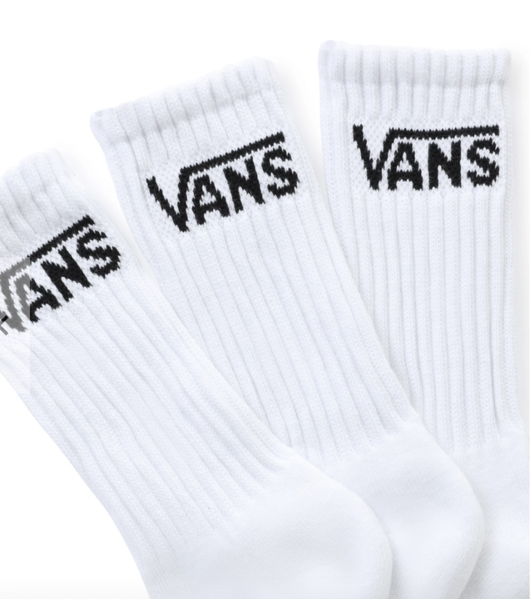 Vans Vans - 3 pack Sokken wit 26.5-31