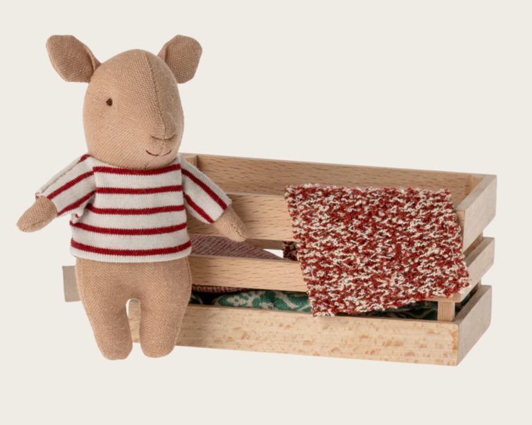 Maileg Maileg - Pig in box, Baby - Girl