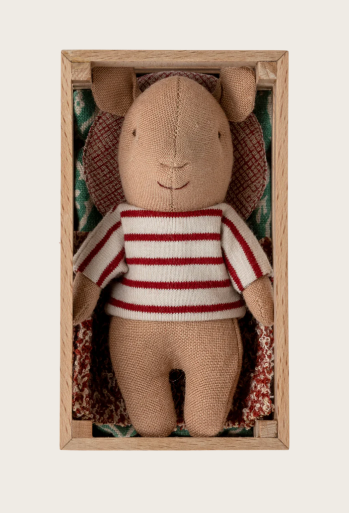 Maileg Maileg - Pig in box, Baby - Girl