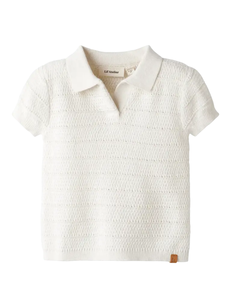 Lil' Atelier Lil atelier -GLIVO SS KNIT POLO BABY