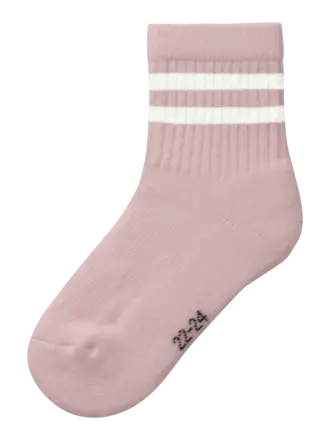 Name It Name it - Sport sock Lilac Bright White