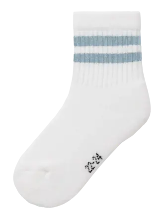 Name It Name it - Sport sock Bright White Dusty Blue