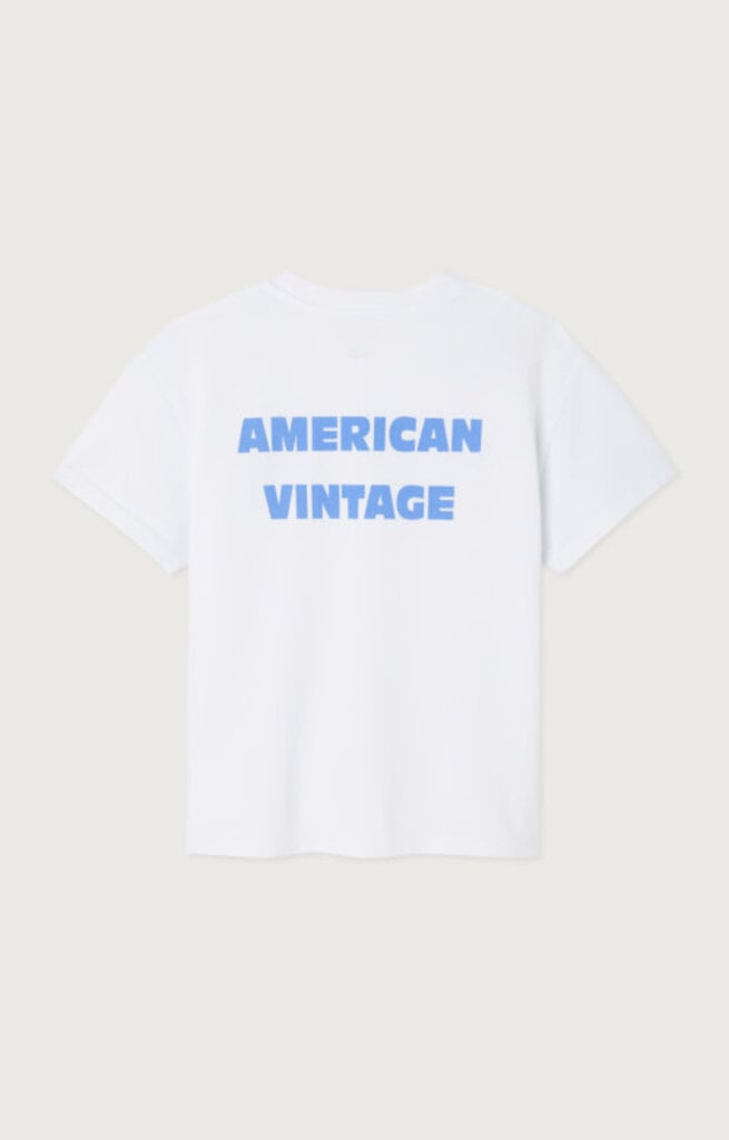 American vintage American vintage -T-SHIRT FIZVALLEY WHITE