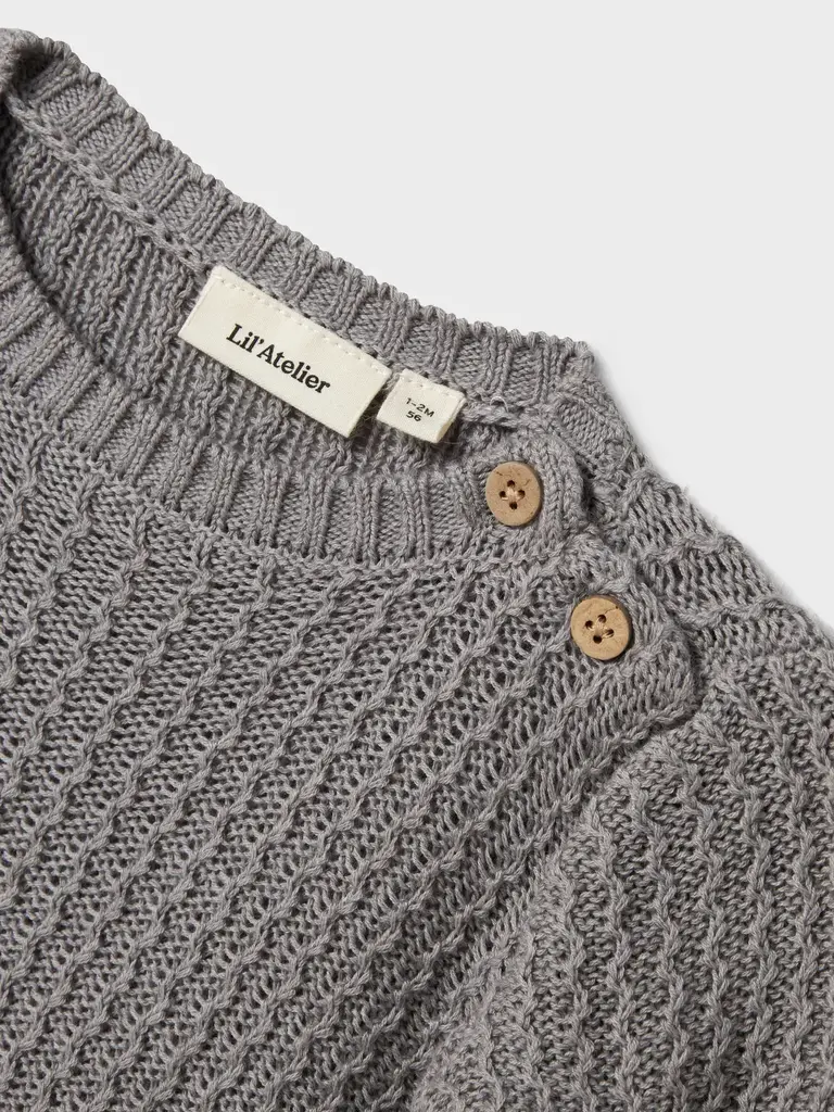 Lil' Atelier Lil Atelier - kanto knit grey