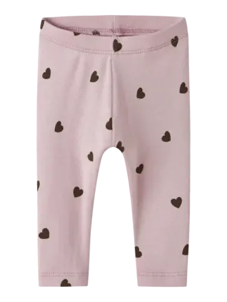 Name It Name it - heart legging lilac Name It Name it - heart legging lilac