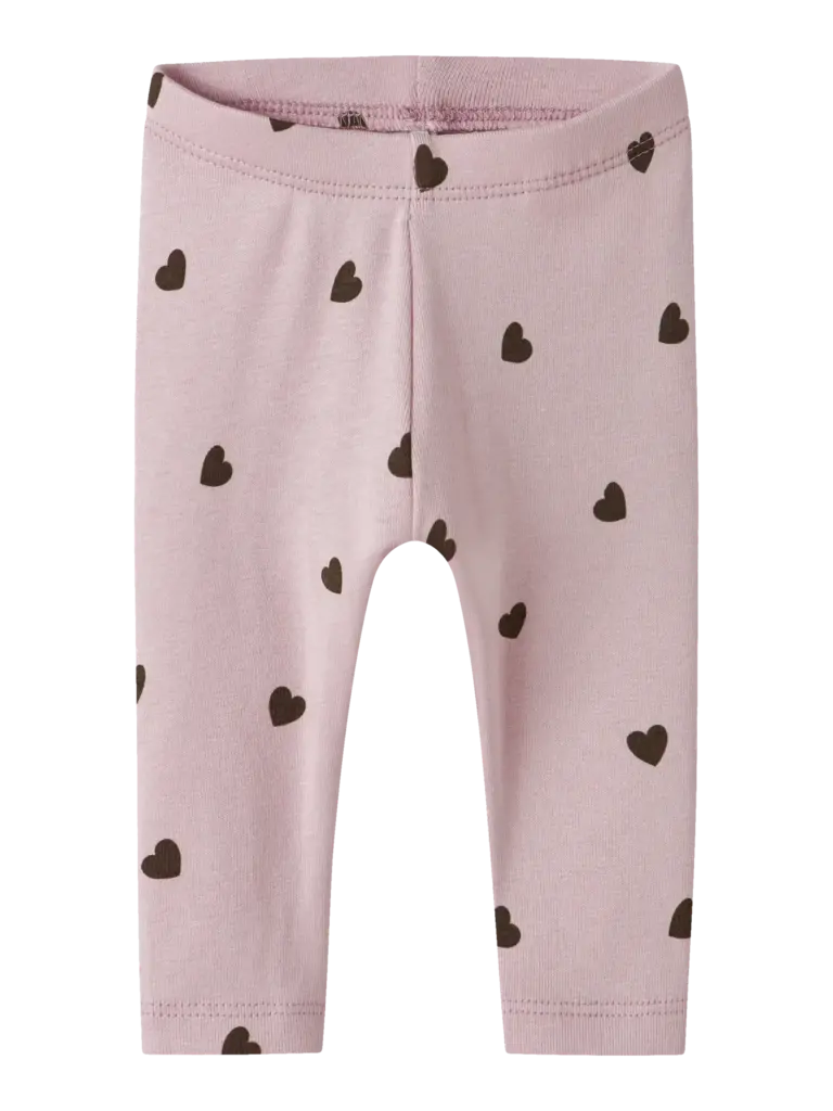 Name It Name it - heart legging lilac