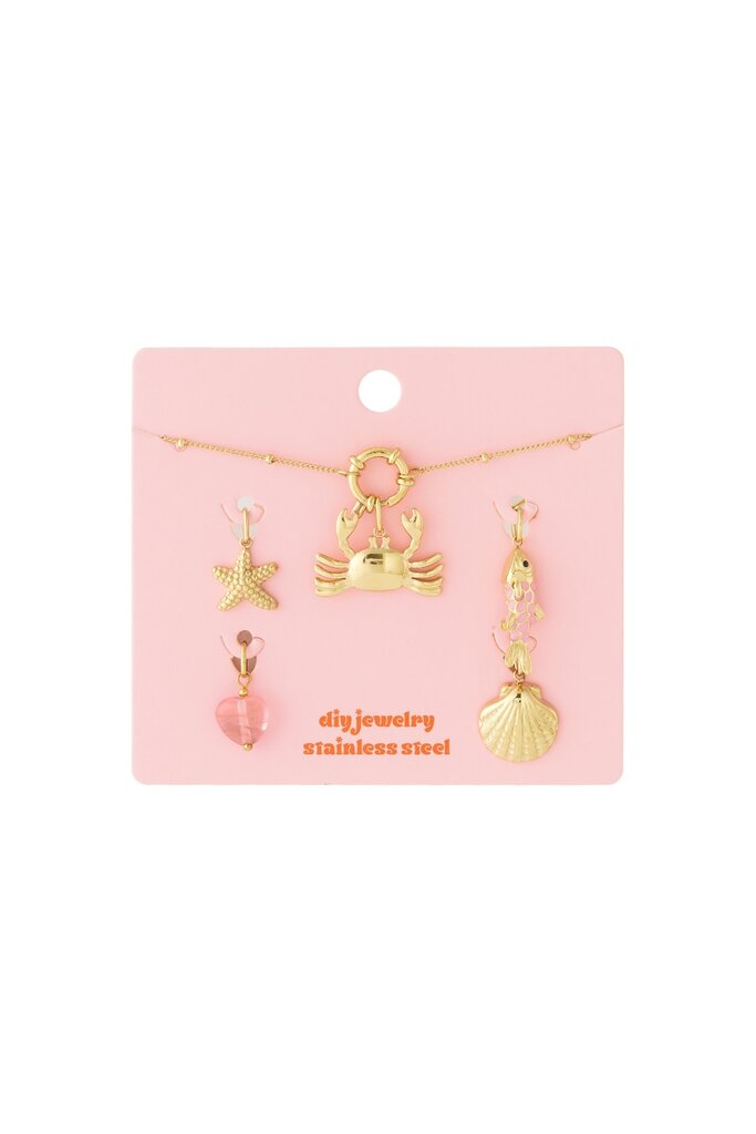 DIY krab ketting