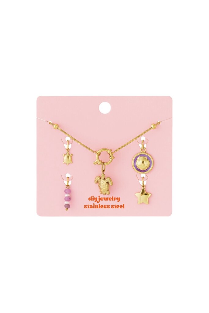 DIY schildpad  ketting