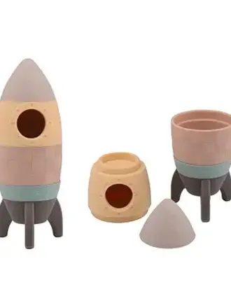 Mushie Happy world - Siliconen raket Mushie Happy world - Siliconen raket