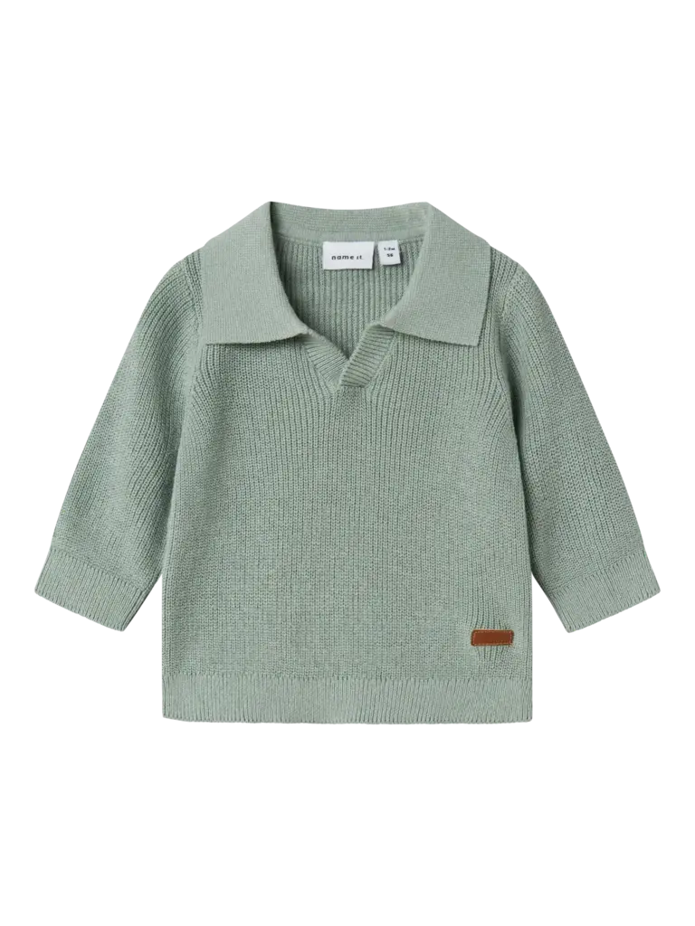 Name It Name it - loop ls knit jadeite