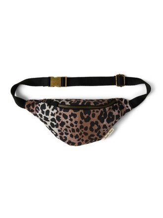 studio noos Studio Noos -Soft Cotton Mini Fanny Pack Leo Hazelnut