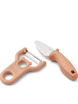 Liewood Liewood  peeler & knife set - rose