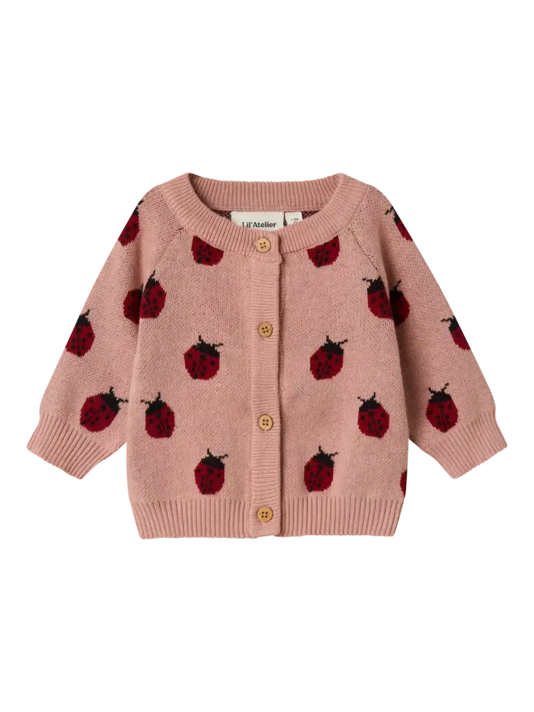 Lil' Atelier Lil atelier - Ladybug vest Misty Rose
