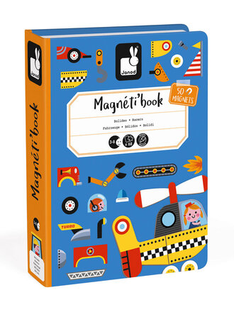 Janod Janod - Magnetibook Racers Janod Janod - Magnetibook Racers