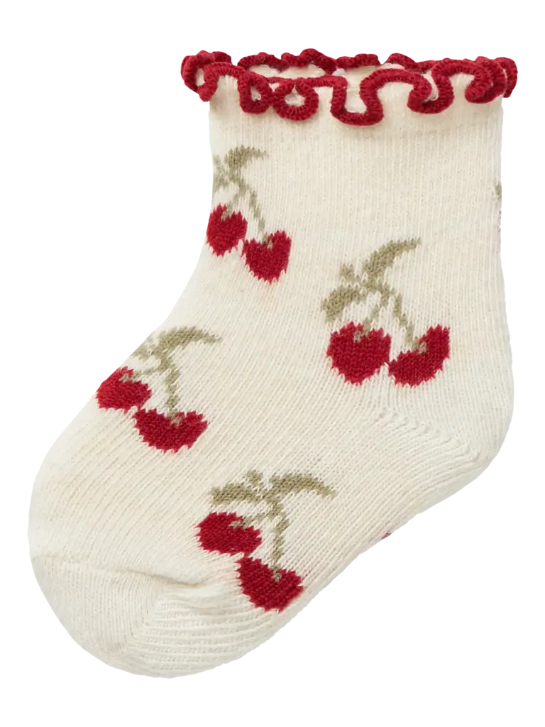 Lil' Atelier Lil Atelier - Darlene sock cherry
