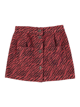 piupiuchick Piupiuchick - short skirt bordeaux zebra piupiuchick Piupiuchick - short skirt bordeaux zebra