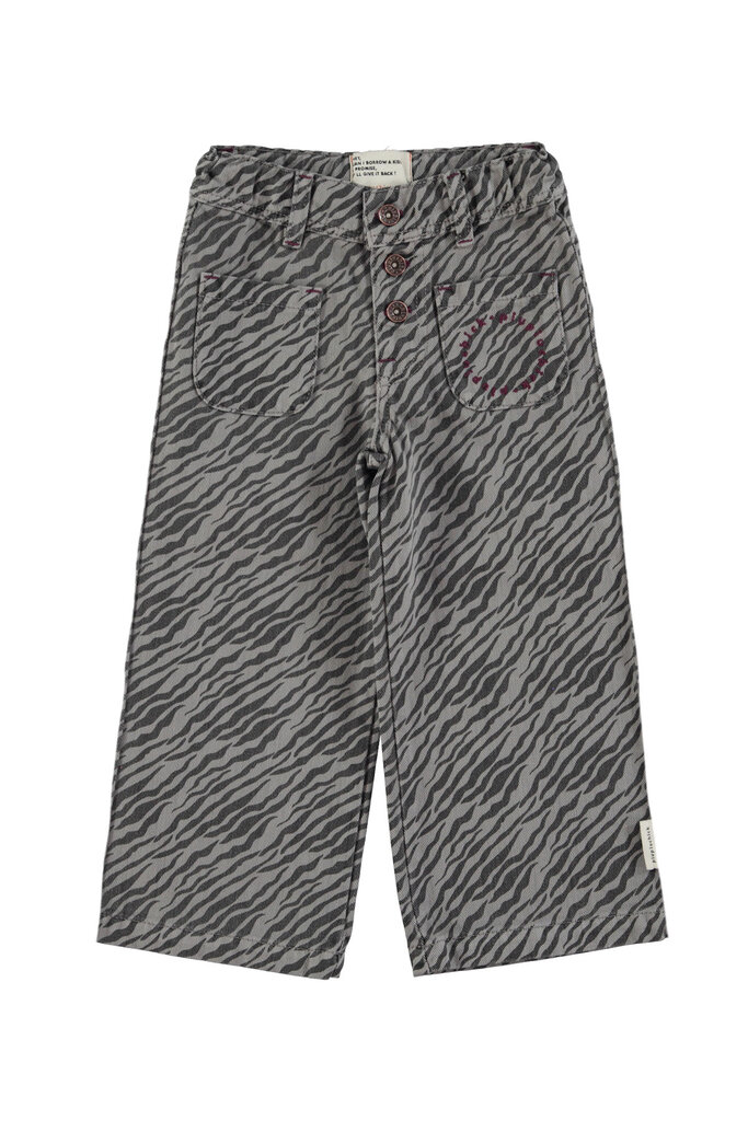 piupiuchick Piupiuchick - Flare jeans grey zebra