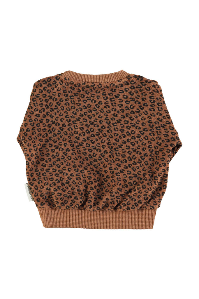 piupiuchick piupiuchick - terry sweat baby brown animal