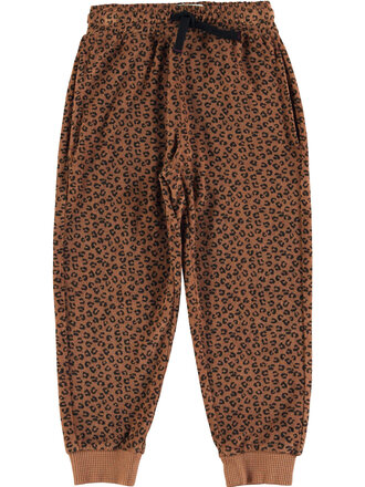 piupiuchick Piupiuchick - terry pants brown animal piupiuchick Piupiuchick - terry pants brown animal