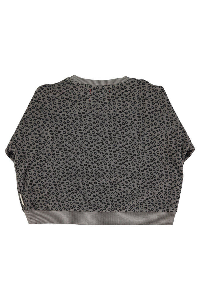 piupiuchick Piupiuchick - terry sweat grey animal