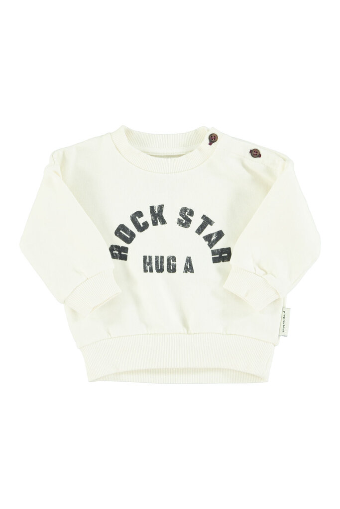 piupiuchick Piupiuchick -sweatshirt ecru rock star
