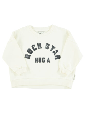 piupiuchick Piupiuchick -sweatshirt ecru rock star