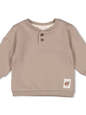 Feetje Feetje - sweater wild world grijs Feetje Feetje - sweater wild world grijs