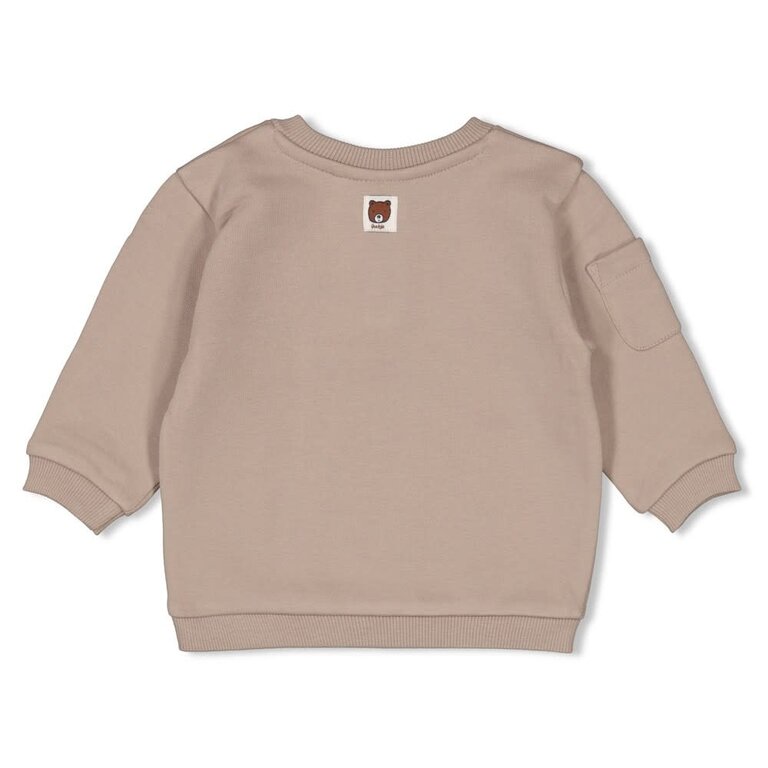 Feetje Feetje - sweater wild world grijs