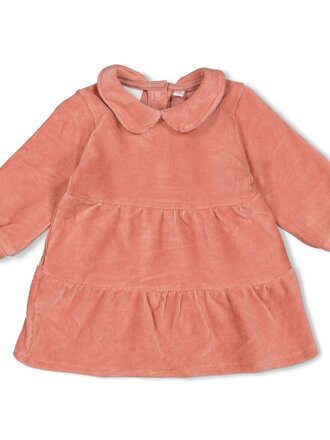 Feetje Feetje - jurk velours rib mauve Feetje Feetje - jurk velours rib mauve