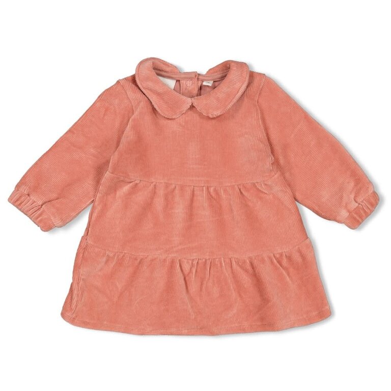 Feetje Feetje - jurk velours rib mauve